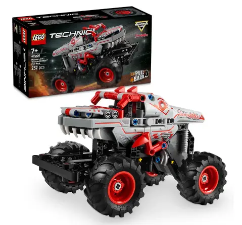 LEGO Technic Monster Jam Thunderroarus Pull-Back Truck Toy 42200 Building Blocks Toys for 7Y+