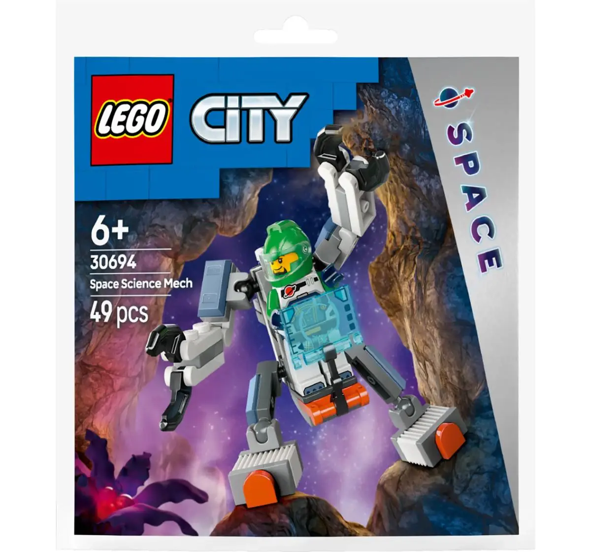 Lego City Space Science Mech 30694 Building Blocks Toys, 6Y+