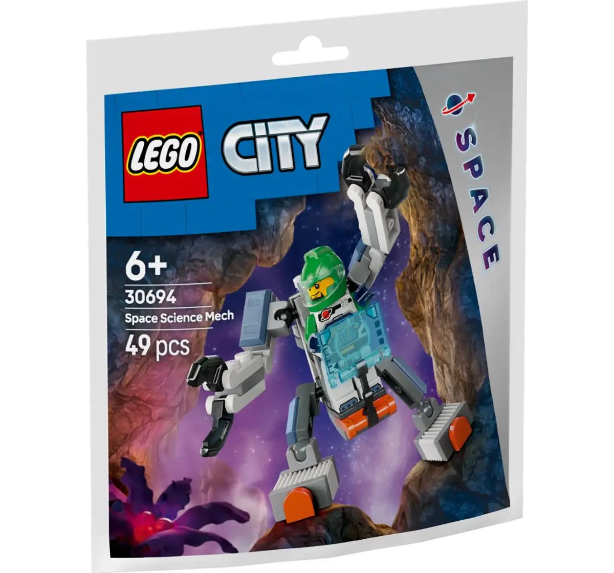 Lego City Space Science Mech 30694 Building Blocks Toys, 6Y+
