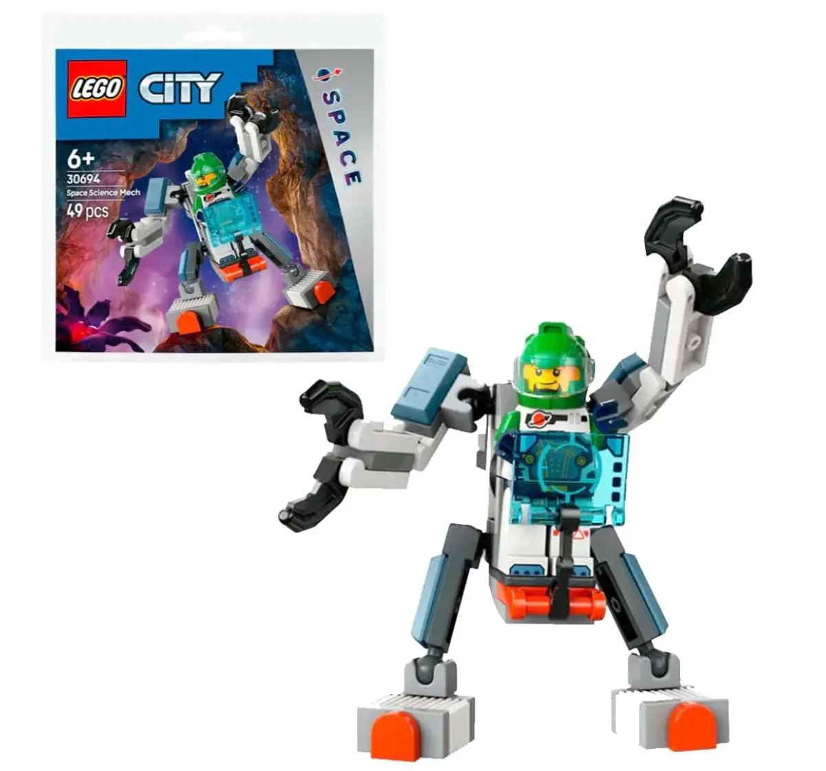 Lego City Space Science Mech 30694 Building Blocks Toys, 6Y+