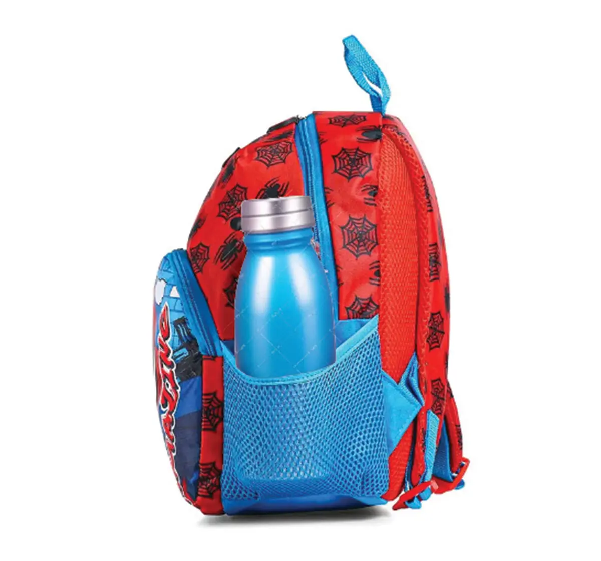 Striders Spider-Man Backpack for Kids with Adjustable Straps, Spacious Compartments Kids, 13-Inch, 2-4 Years