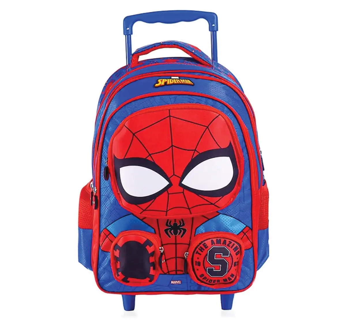 Striders Spider-Man Premium Kids' Trolley School Bag, 16-Inch, 6Y+