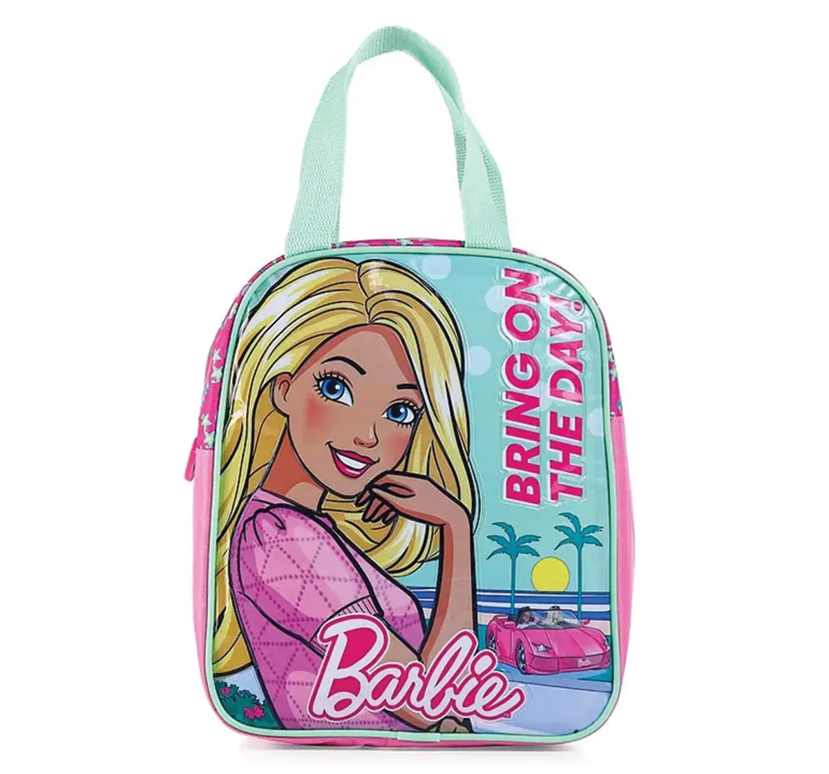 Striders Barbie Lunch Box with Bag with Insulated Design, 4Y+