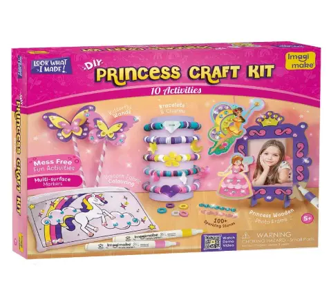 Imagimake DIY Princess Craft Kit IM14, 5Y+