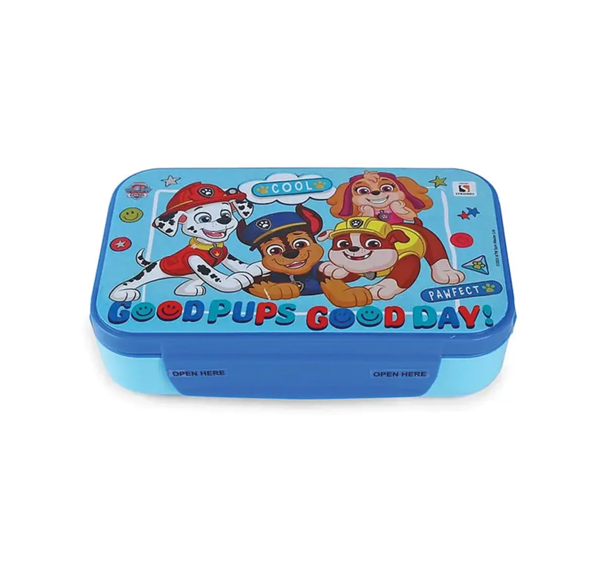 Striders Paw Patrol Insulated Lunch Box 2 Compartment with Spoons, 4Y+