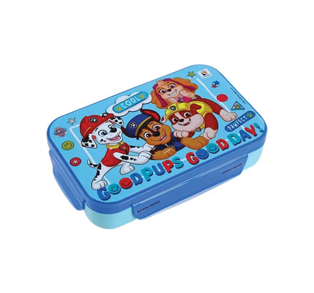 Striders Paw Patrol Insulated Lunch Box 2 Compartment with Spoons, 4Y+