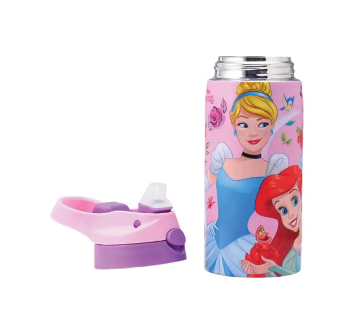 Striders Disney Princess Sipper Bottle 500ml Stylish, BPA-Free, Leak-Proof, and Durable, 4Y+