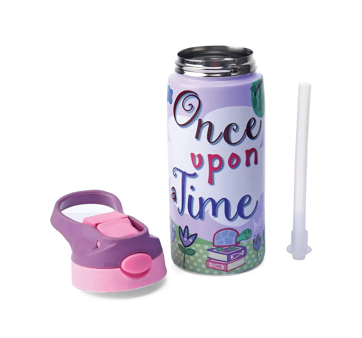 Striders Peppa Pig BPA-Free Kids Sipper Bottle 500ml Easy Grip Handle, 4Y+