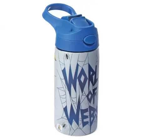 Striders Spider-Man Sipper Bottle 500ml Marvel Superhero Kids Water Bottle for School, Sports, & Outdoor, 4Y+