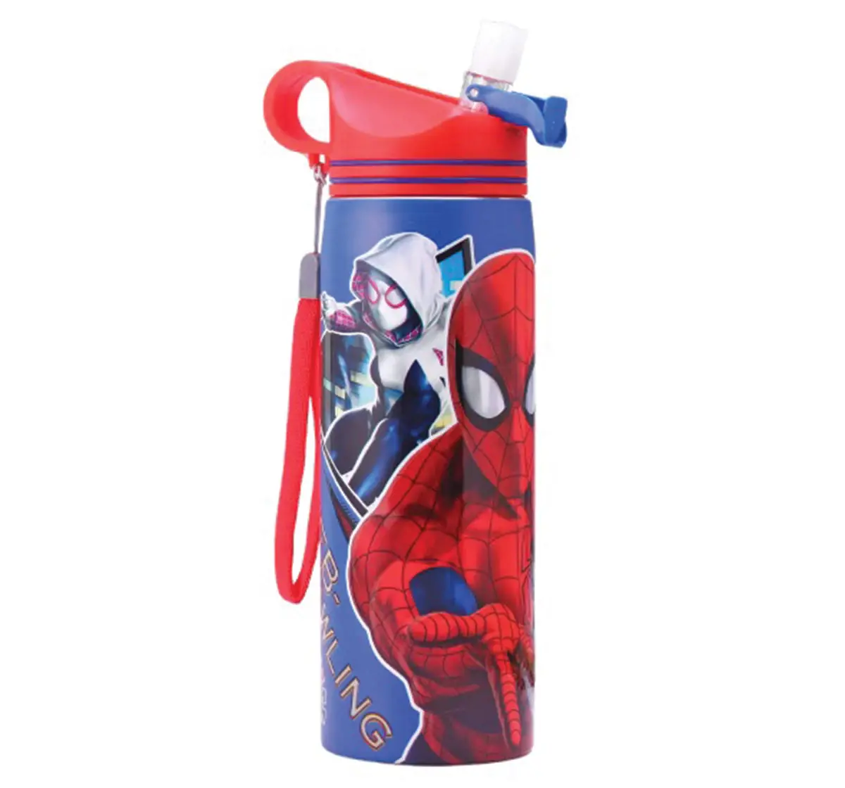 Striders Spider-Man 700ml Sipper Bottle Perfect for Marvel Fans & Kids On-the-Go, 4Y+