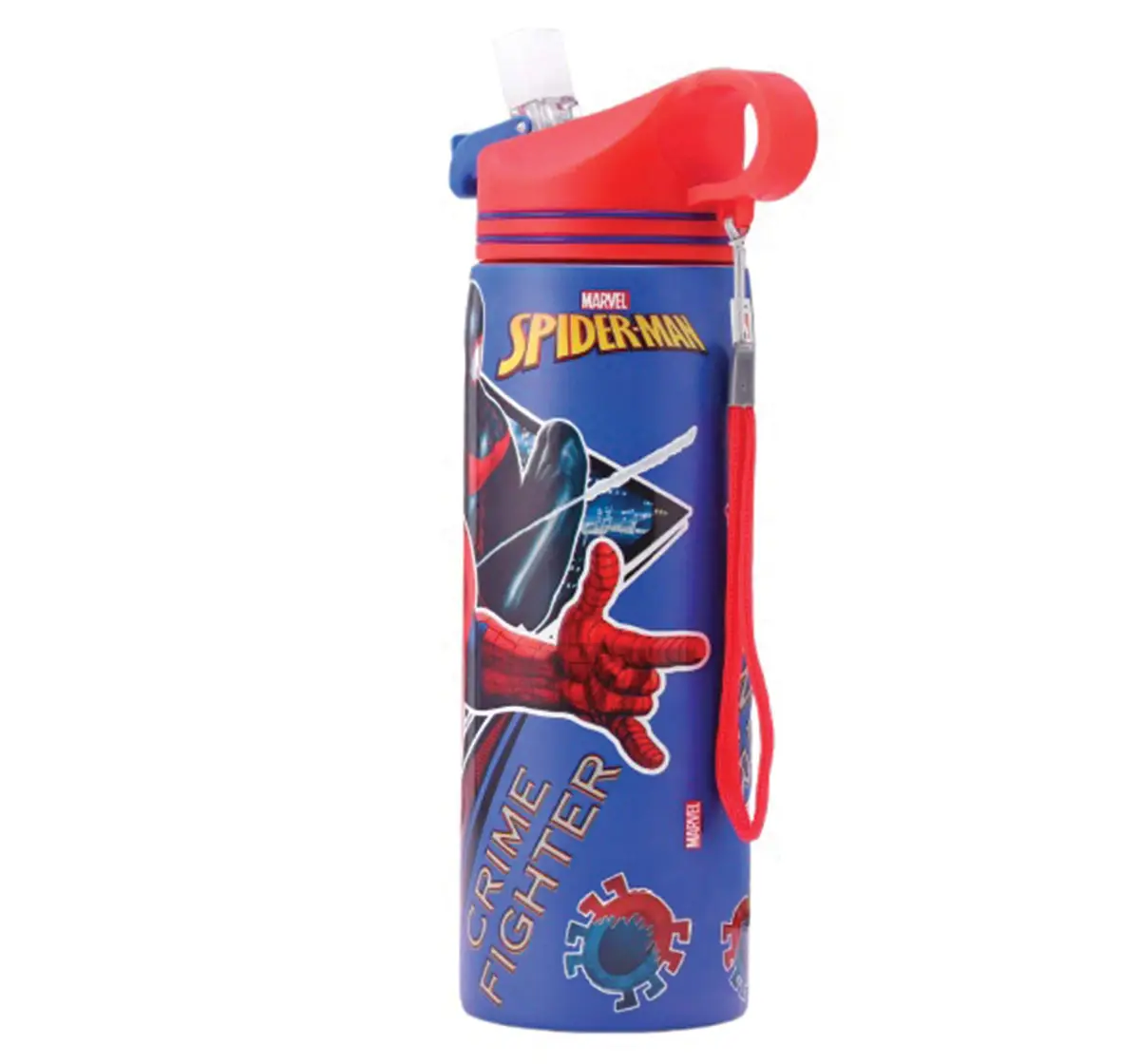 Striders Spider-Man 700ml Sipper Bottle Perfect for Marvel Fans & Kids On-the-Go, 4Y+