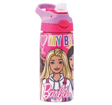 Striders Barbie Character Sipper Bottle for Kids Portable & Eco-Friendly 500ml, 4Y+