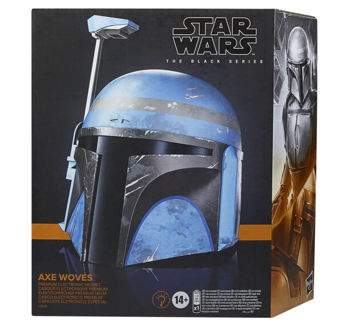 Star Wars: The Black Series Axe Woves Premium Electronic Helmet, 14Y+