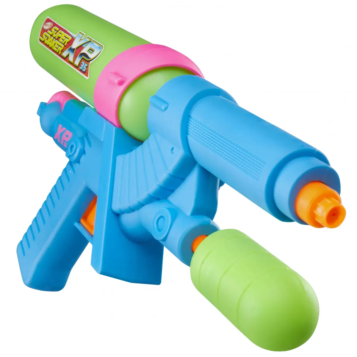 Nerf Super Soaker XP35 Water Blaster, Air Pressurized System, 9.5 Fluid Ounce Tank, Water Toys - Pichkari, Holi Festival, 6Y+