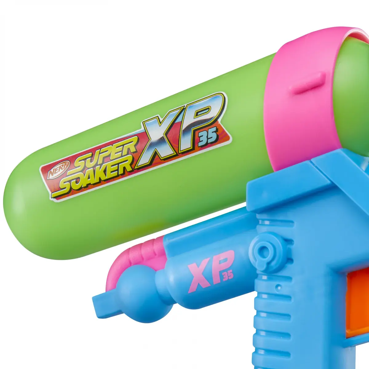 Nerf Super Soaker XP35 Water Blaster, Air Pressurized System, 9.5 Fluid Ounce Tank, Water Toys - Pichkari, Holi Festival, 6Y+