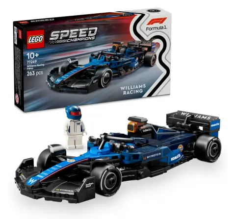LEGO Speed Champions Williams Racing FW46 F1 Race Car Vehicle Set 77249, 10Y+