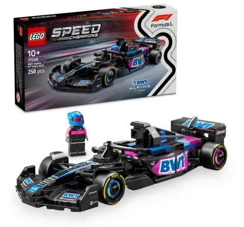 LEGO Speed Champions BWT Alpine F1 Team A524 Race Car Toy Vehicle 77248, 10Y+