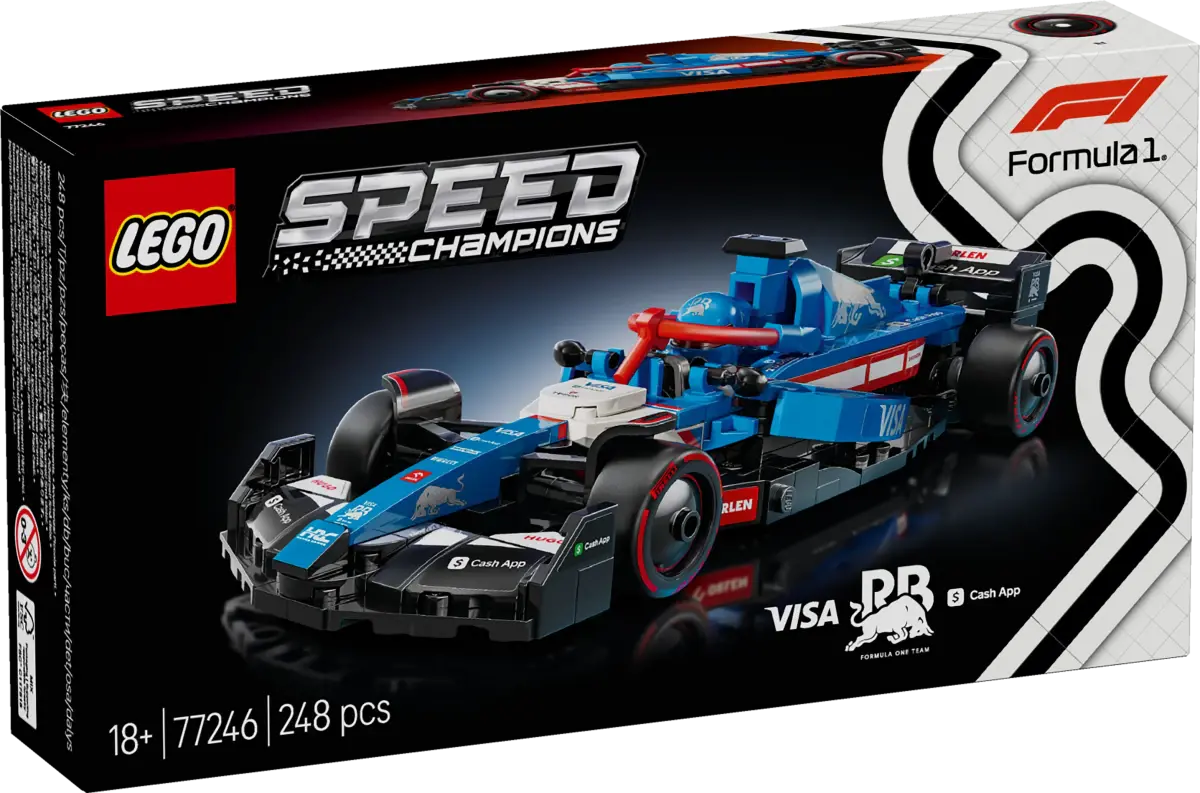 LEGO Speed Champions Visa Cash App RB VCARB 01 F1 Race Car Vehicle Kit 77246, 18Y+