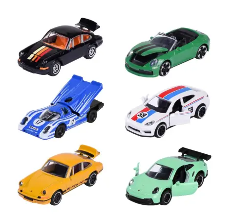 Majorette Porsche Premium Car High Detail Licensed Diecast, Assorted, 3 Years+