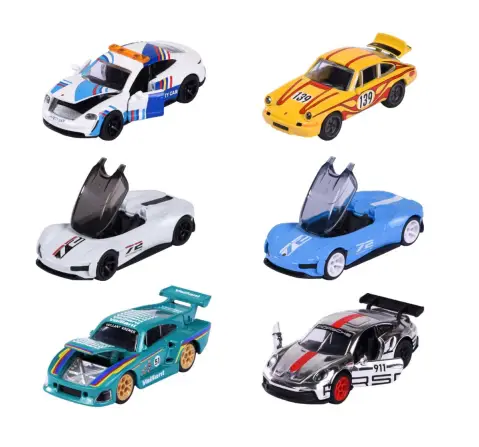 Majorette Porsche Deluxe Licensed Diecast Car, Assorted, 3 Years+