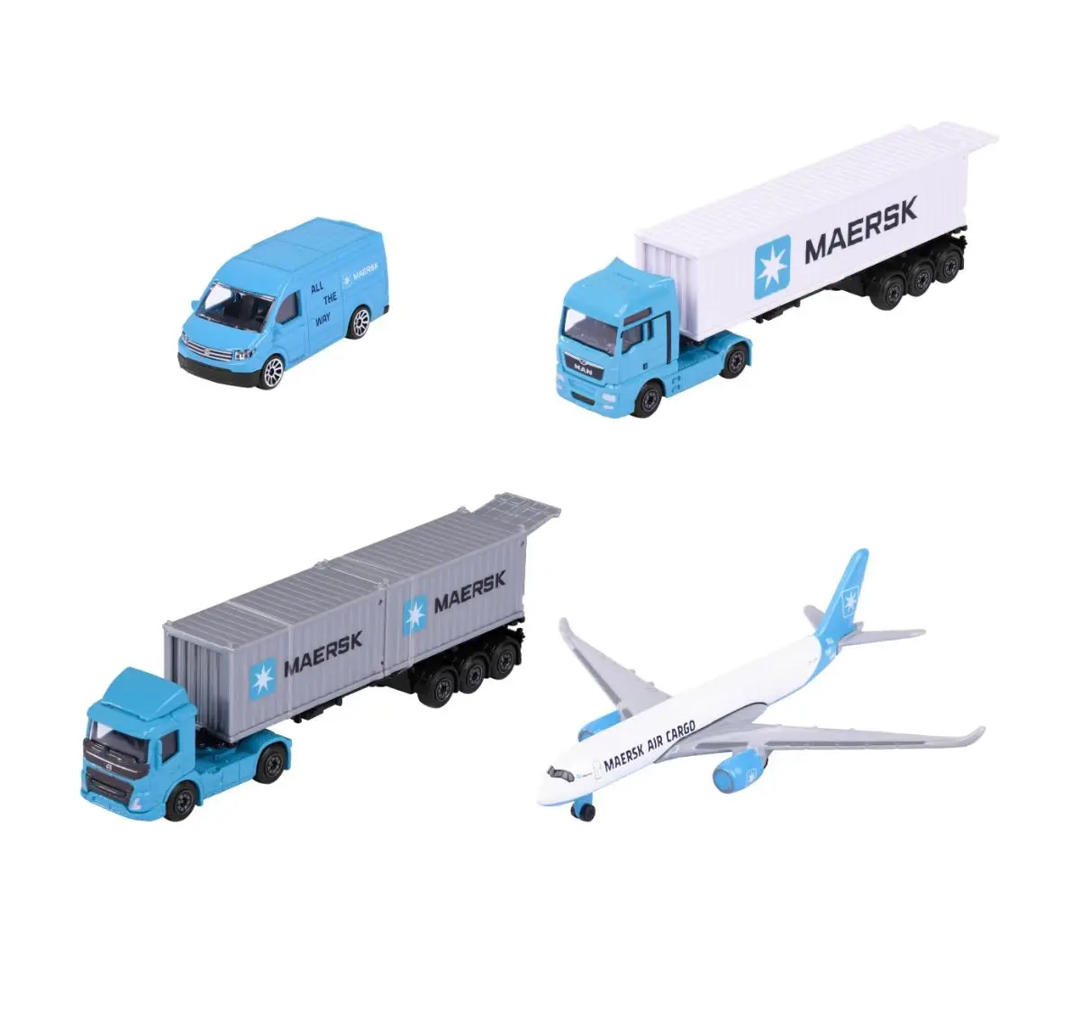 Majorette MAERSK Transport Vehicle Licensed Diecast Truck, Assorted, 3 Years+