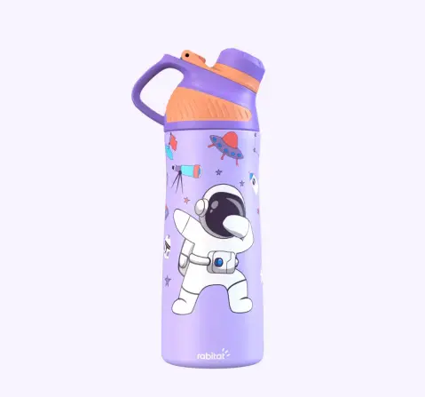Rabitat Zylo Vacuum Insulated Stainless Steel Bottle 550 ml-Shyguy, 6Y+