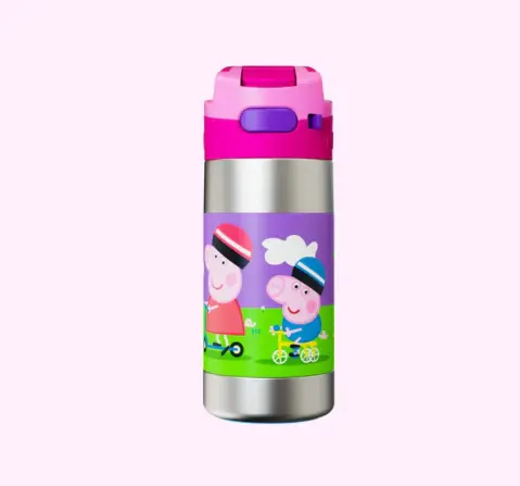 Rabitat Peppa Cleanlock Vacuum Insulated Bottle - Follow Me, 3Y+