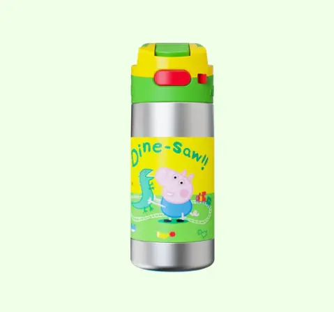 Rabitat Peppa Cleanlock Vacuum Insulated Bottle - Best Buddy, 3Y+