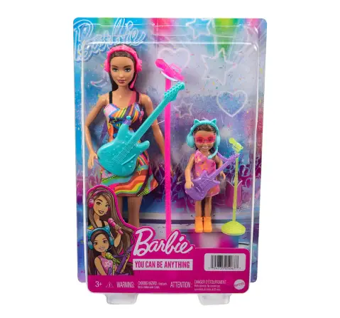 Barbie Pop Star Sisters, 3Y+, Multicolour