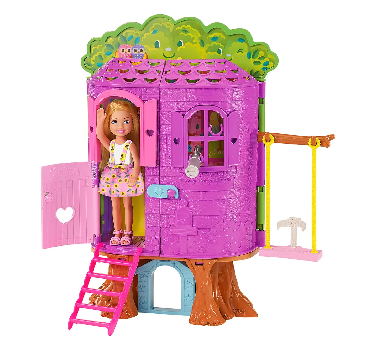 Barbie Family Chelsea Treehouse, 3Y+, Multicolour