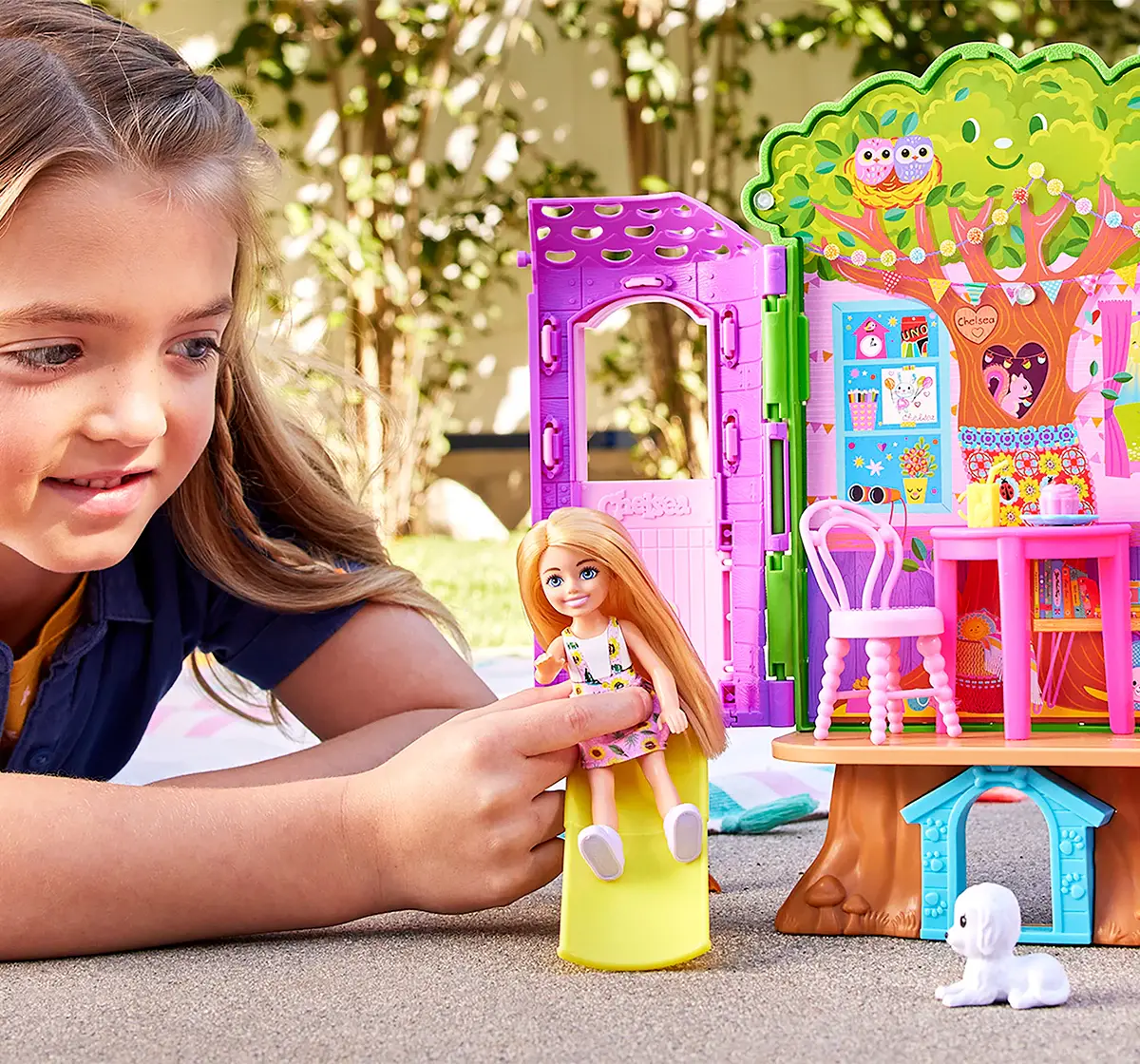 Barbie Family Chelsea Treehouse, 3Y+, Multicolour