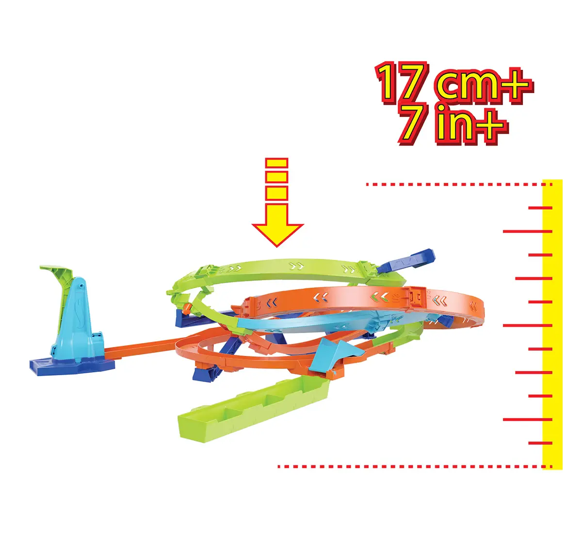 Hot Wheels Action Cyclone Challenge Stunt Track Set 4Y+, Multicolour