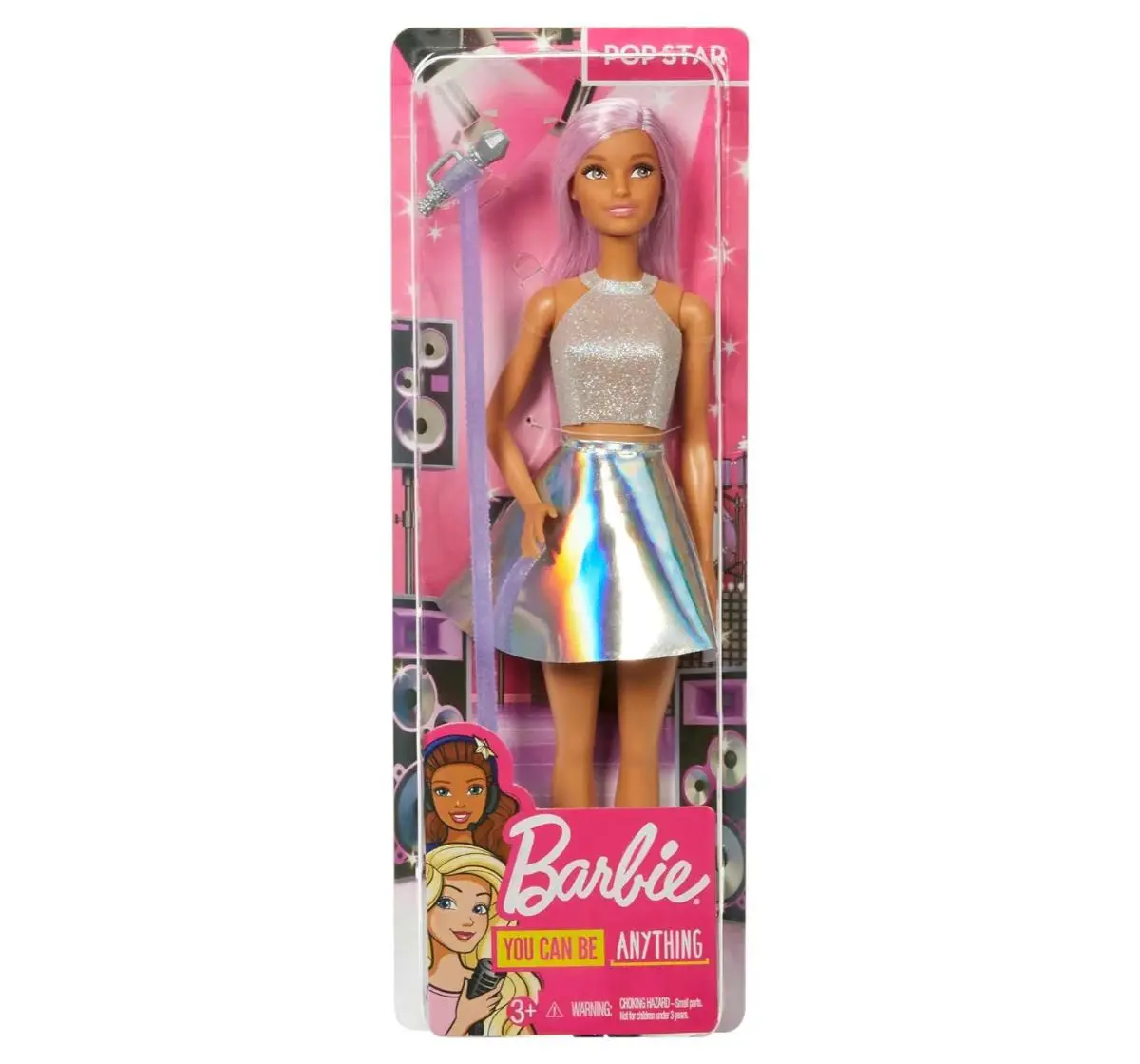 Barbie Pop Star Doll, Multicolour, 3Y+