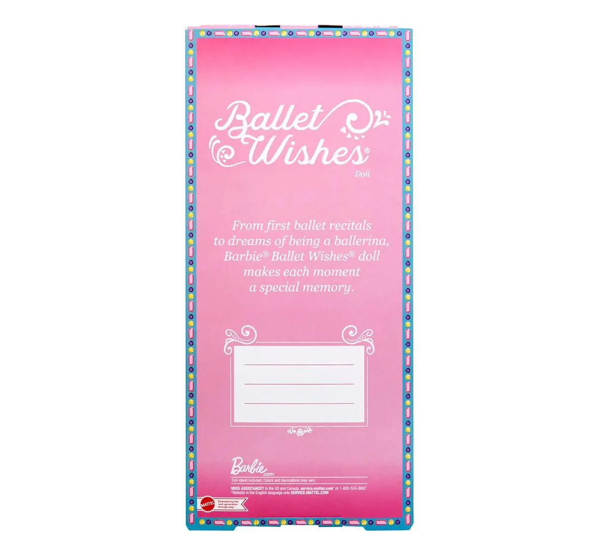 Barbie Ballet Wishes Doll, Muticolour, 6Y+