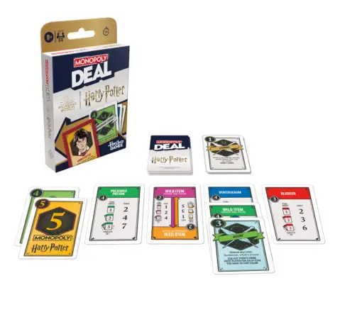 Hasbro Monopoly Deal: Harry Potter Card Game,8Y+