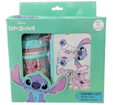 Strider Stitch Back-To-School Gift Set Lunch Box & Leak-Proof Bottle for Kids, 3Y+
