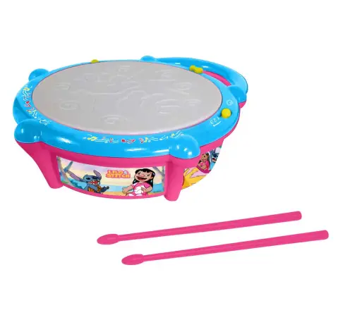 Kriiddaank Disney Stitch Flash Drum, Musical Toy, 3Y+