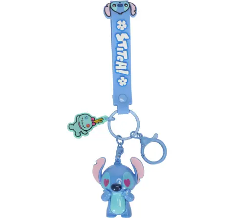 Disney Stitch Love PVC Keychain 5.5Cm, Blue, 3Y+