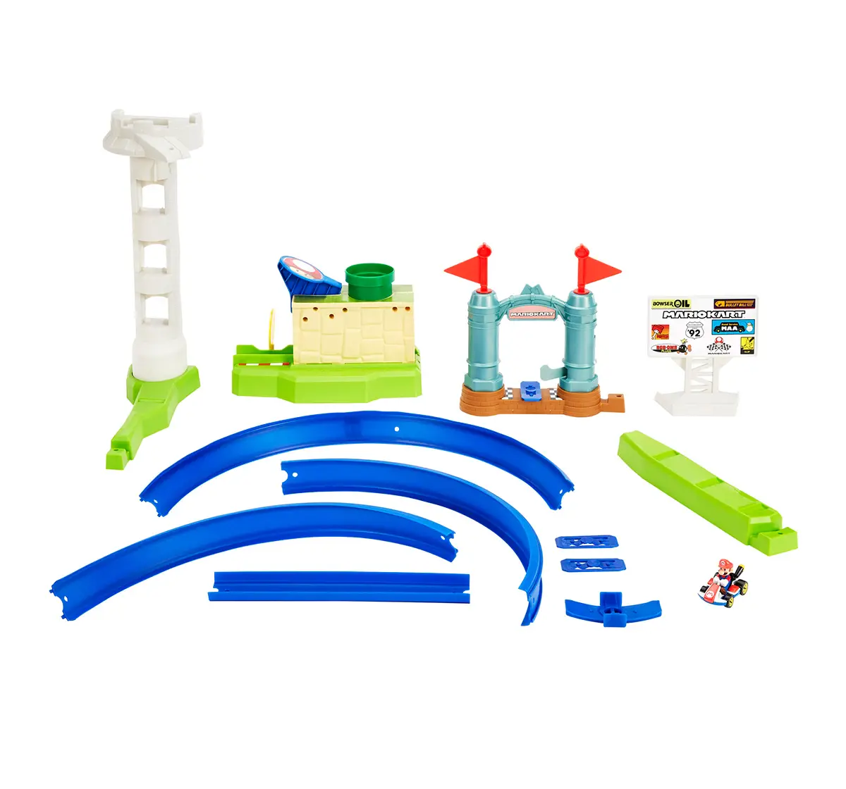 Hot Wheels Mario kart Circuit Slam Track Set 5Y+, Multicolour