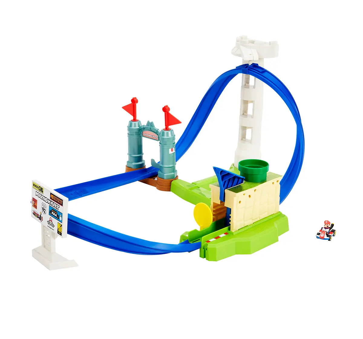 Hot Wheels Mario kart Circuit Slam Track Set 5Y+, Multicolour