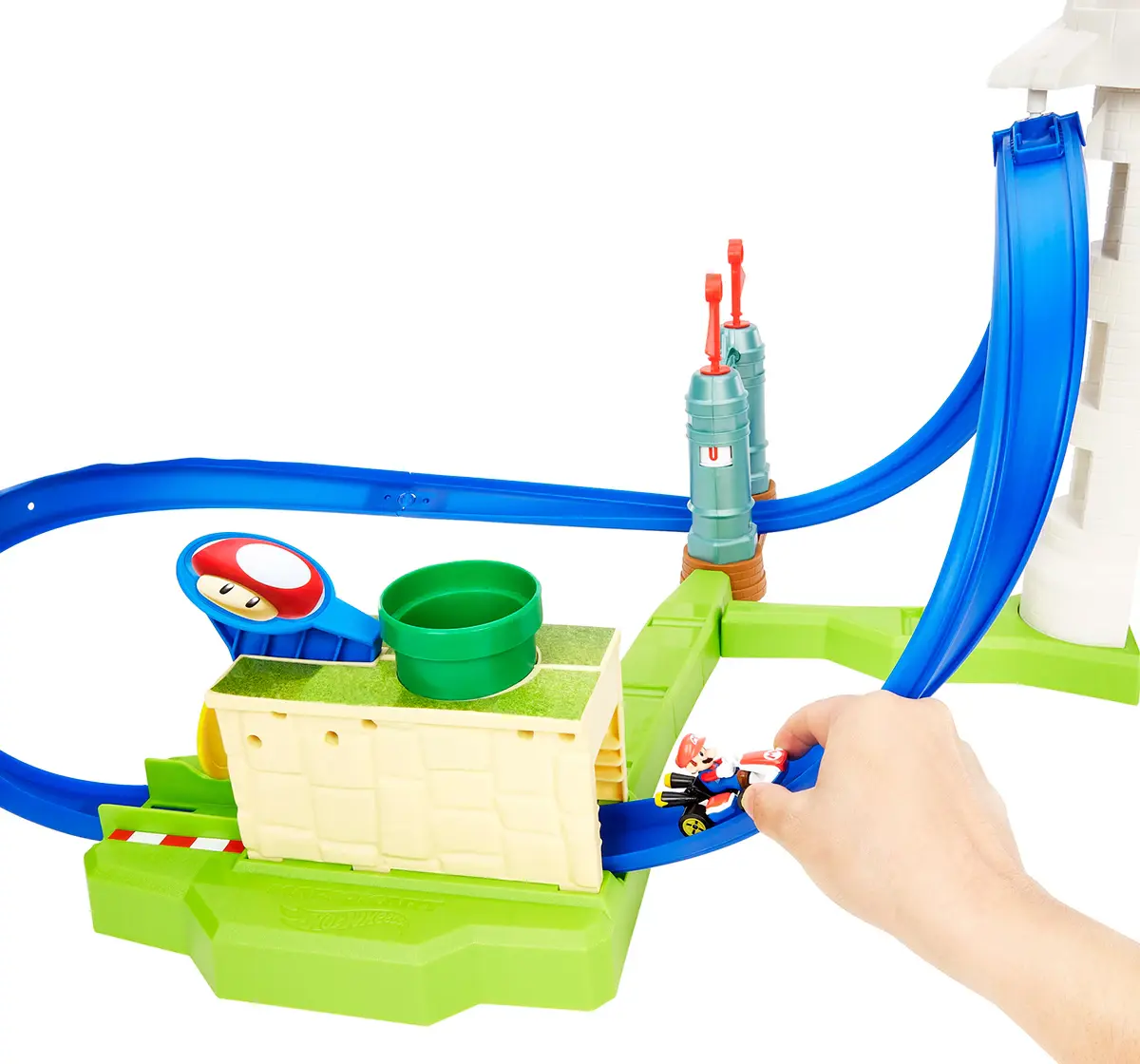 Hot Wheels Mario kart Circuit Slam Track Set 5Y+, Multicolour