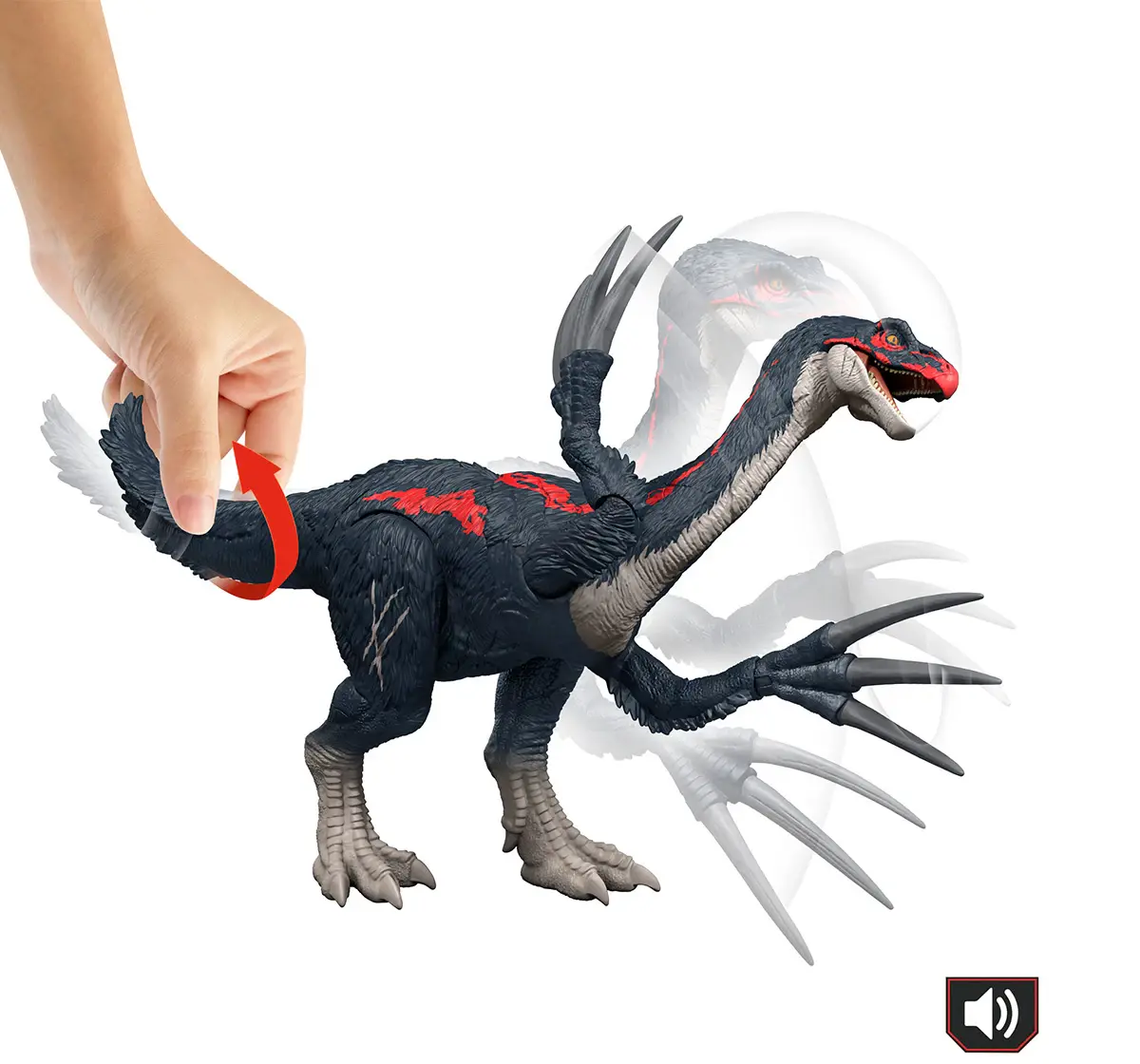 Jurassic World SLASH ''N ROAR Therizinosaurus, 4 År, Multifä... - Köp