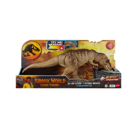 Jurassic World All Out Attack Trex,4Y+,Multicolour