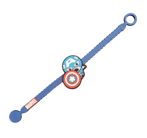 Marvel Captain America Silicone Band Rakhi for Kids