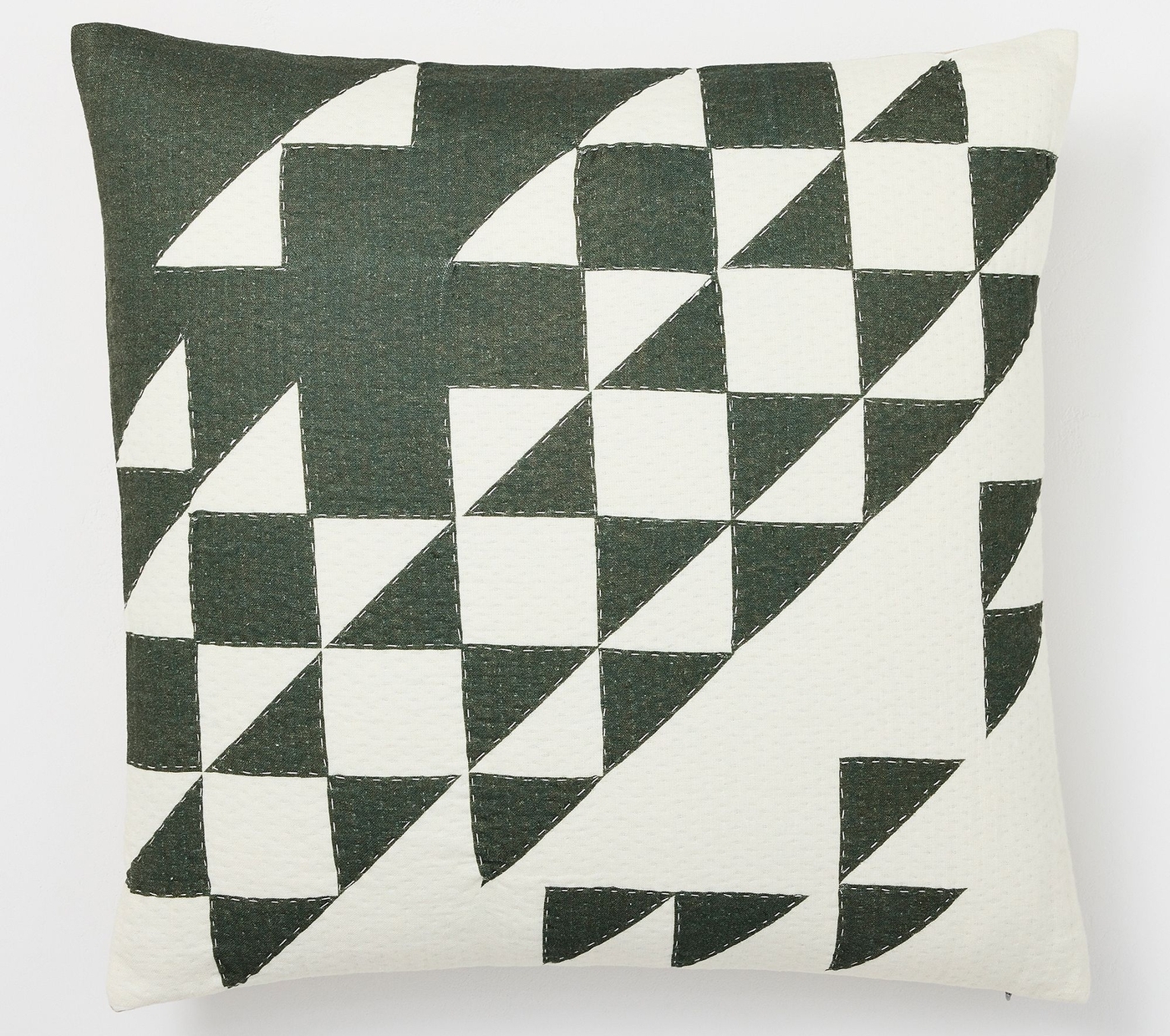 Modern Heirloom Quilted Pillow Cover