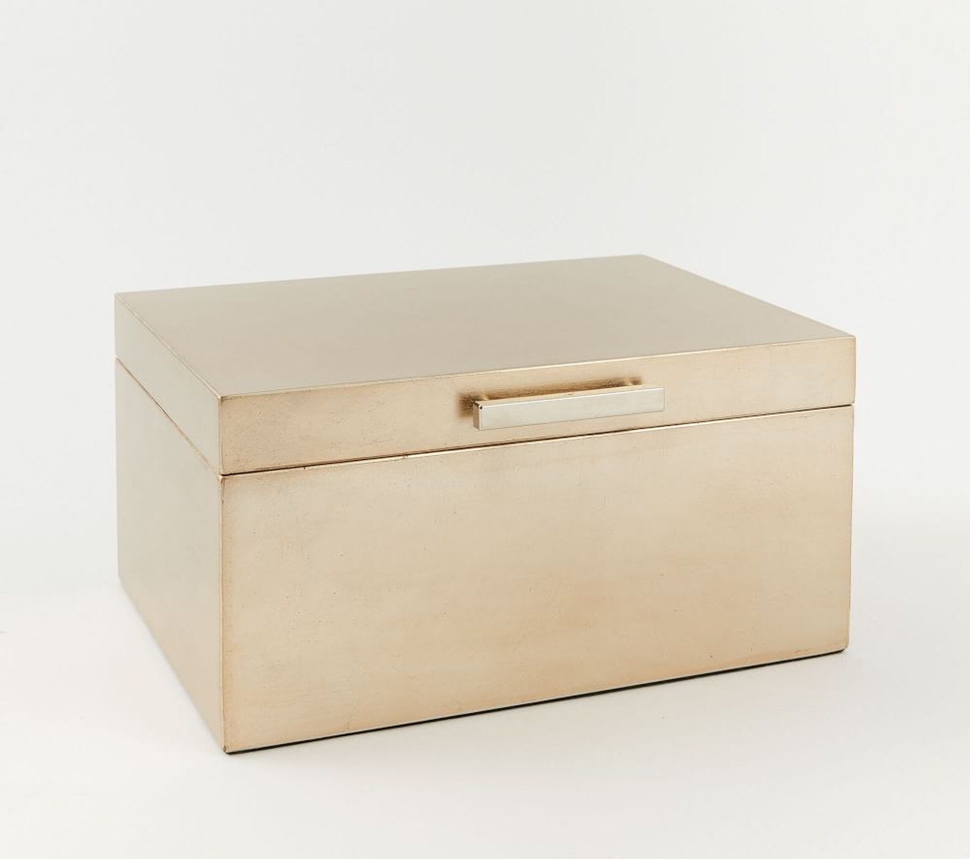 Mid-Century Box, Champagne Lacuqer, Large