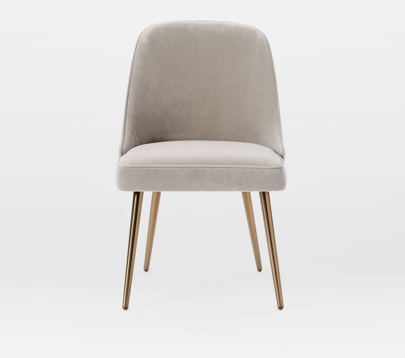 Mid Century Upholstered Dining Chair Metal Legs