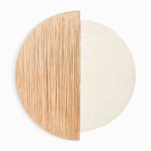 Circular Woven Wool Wall Art