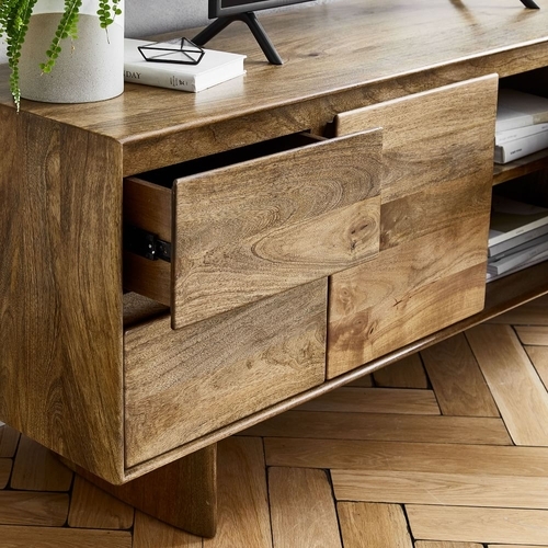 Anton Solid Wood Media Console (68")