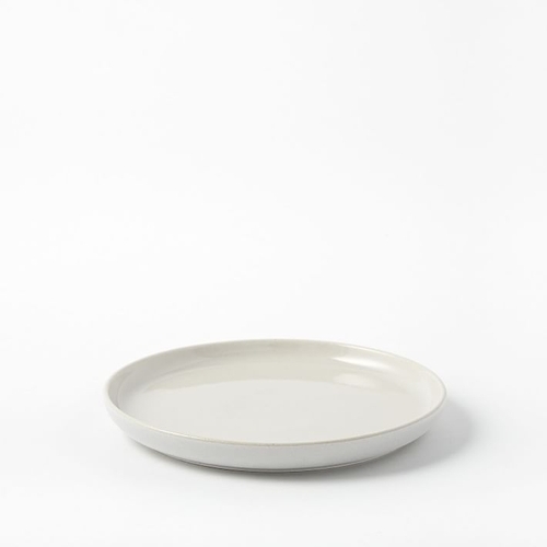 Kaloh Stoneware Salad Plates, White, Set of 4